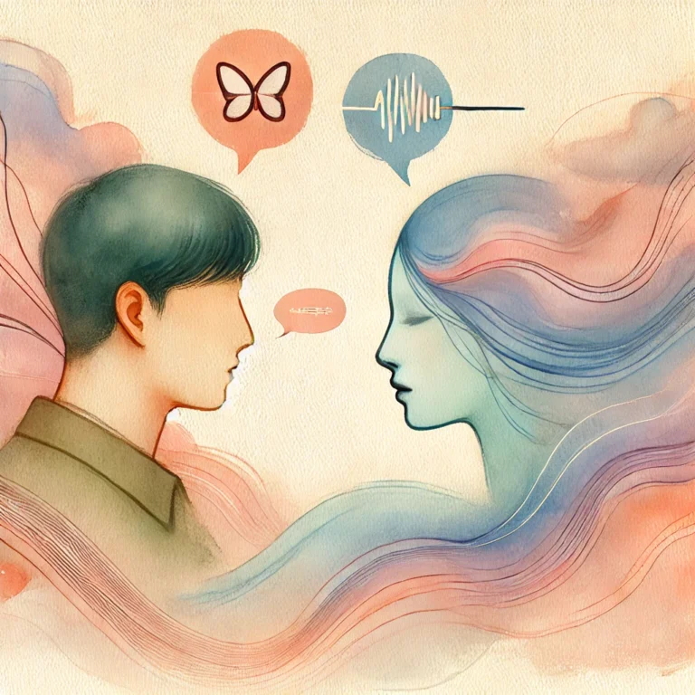 소통하는 남녀